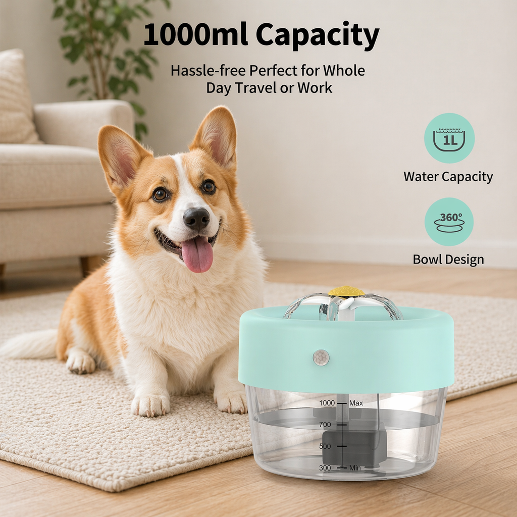 Automatic Dog Water Fountain with Sensor